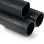 مواسير HDPE السعودي PE 80 ضغط 12.5 بار مقاس 630 مم سمك 57.2 مم لون اسود | مصنع أنظمة الانابيب السعودي (SPS)