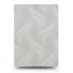 Wavy Wall Decoration 10m x 0.53m Pale Gray Model 10146-43