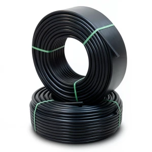 أنابيب HDPE PE 100 ضغط 10 بار قطر خارجي 50 مم سمك 3 مم لون أسود