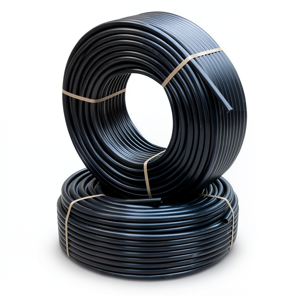 أنابيب HDPE PE 100 ضغط 10 بار قطر خارجي 75 مم سمك 4.5 مم لون أسود