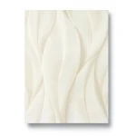 German Wavy Wall Covering 10m x 0.53m Creamy Color, Model 10148-14