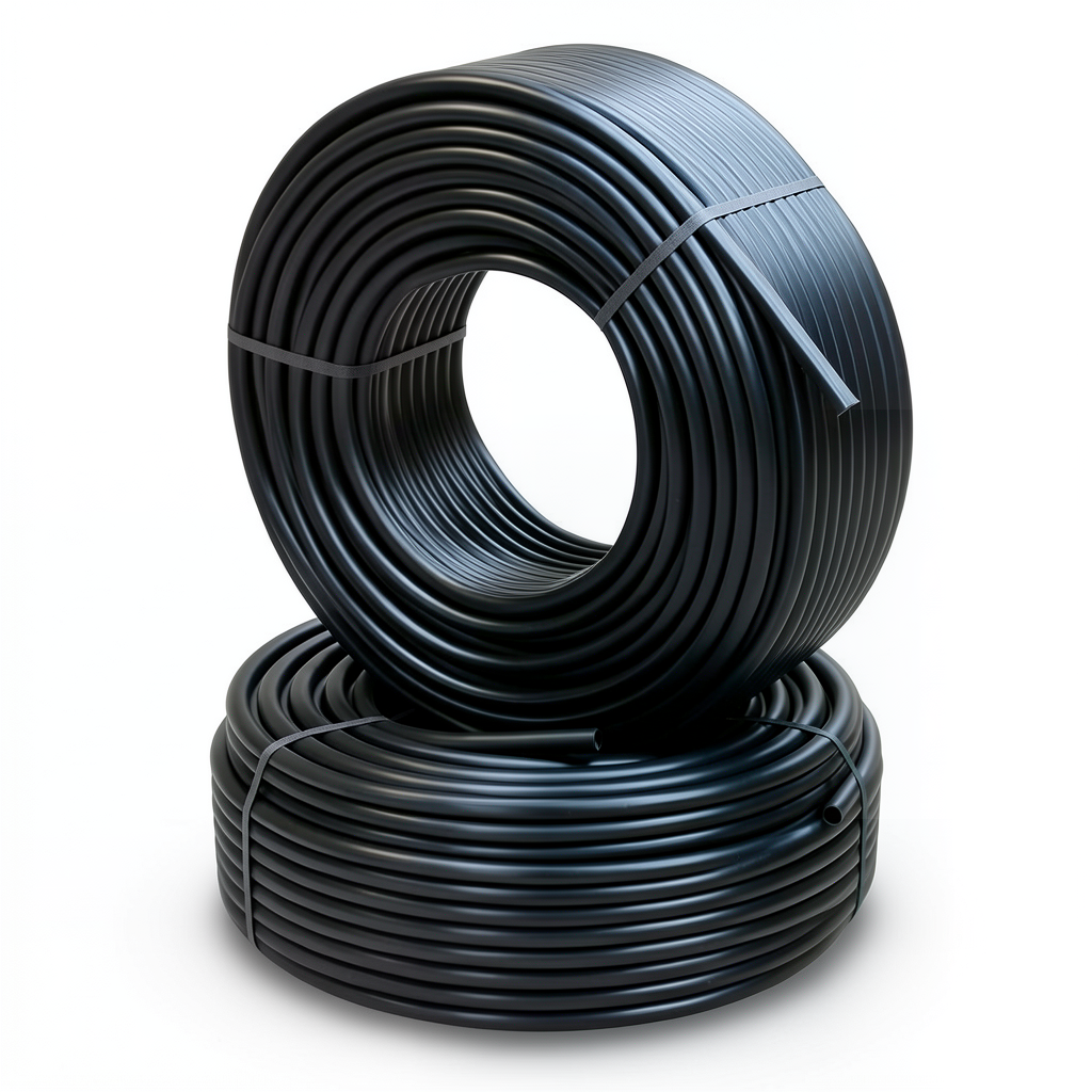 أنابيب HDPE الراجحي PE 100 ضغط 10 بار قطر خارجي 160 مم سمك 9.5 مم لون أسود