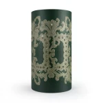 Patterned Wallpaper 10 m x 0.70 m Dark Green, Model 13070