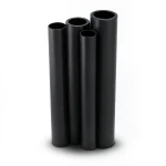 Al-Rajhi HDPE Pipes PE 100 Pressure 10 Bar Outer Diameter 225 mm Thickness 13.4 mm Black