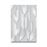 Geometric Wallpaper 10m x 0.53m Pale Gray, Model 10145-31