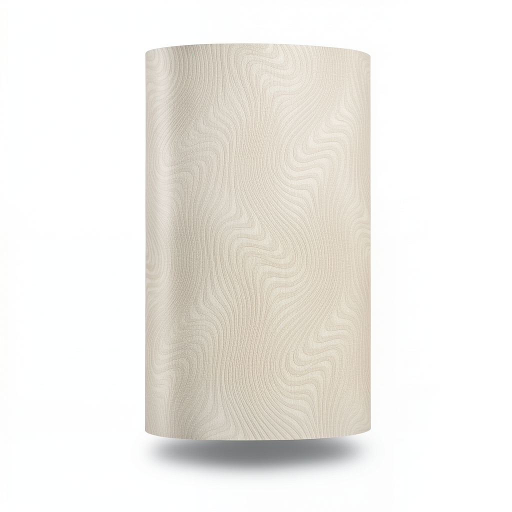 Wavy Wallpaper Beige Color 10m x 0.53m, Model 10146-02