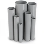 مواسير UPVC جدول 40 مقاس ¼ 1 إنش سمك 3.6 مم لون رمادي