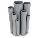 UPVC Pipes Nominal Pressure 6 Bar Outside Diameter 280 mm Thickness 8.2 mm Gray Colour
