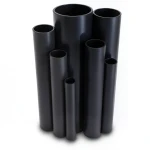 UPVC Pipes Schedule 40 Size 1 ½ inch Thickness 3.7 mm Black
