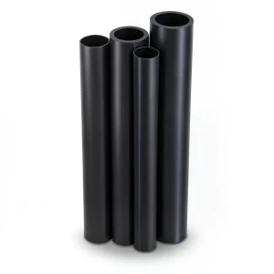 مواسير HDPE PE 80 ضغط 8 بار قطر خارجي 250 مم سمك 14.8 مم لون أسود