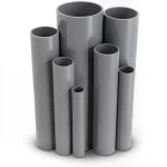 UPVC Pipes Schedule 40 Size 2 inch Thickness 3.9 mm Gray