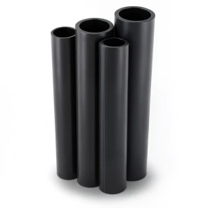 مواسير HDPE PE 80 ضغط 8 بار قطر خارجي 280 مم سمك 16.6 مم لون أسود