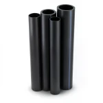 مواسير HDPE PE 80 ضغط 8 بار قطر خارجي 355 مم سمك 21.1 مم لون أسود