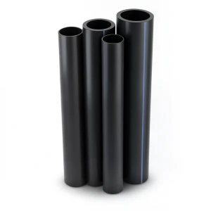 HDPE Pipes PE 80 8 Bar Outer Diameter 355 mm Thickness 21.1 mm Black