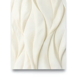German Wavy Wall Covering 10m x 0.53m Creamy Color, Model 10148-14