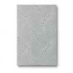 German Wavy Wall Covering 10m x 0.53m Gray, Model 10146-29