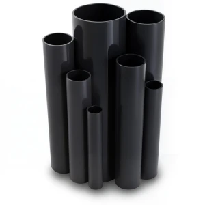 مواسير UPVC جدول 40 مقاس 1 إنش سمك 3.4 مم لون أسود