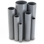 مواسير UPVC جدول 40 مقاس ¼ 1 إنش سمك 3.6 مم لون رمادي