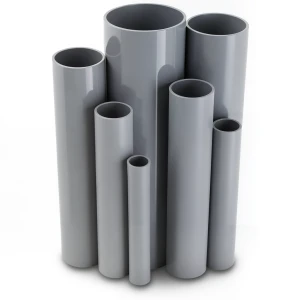 مواسير UPVC جدول 40 مقاس ¼ 1 إنش سمك 3.6 مم لون رمادي