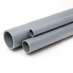 مواسير UPVC ضغط 2 بار قطر خارجي 110 مم سمك 1.8 مم لون رمادي
