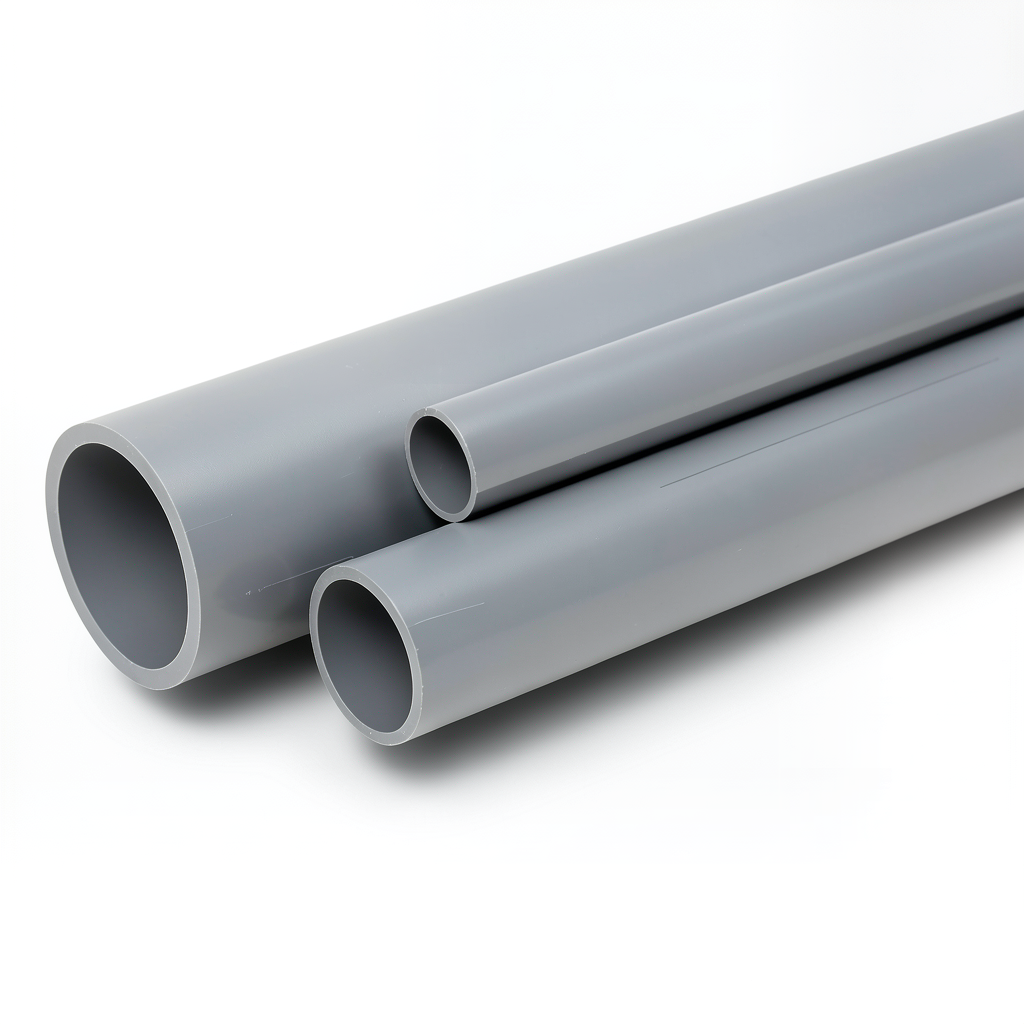 UPVC Pipes Nominal Pressure 2 Bar Outside Diameter 110 mm Thickness 1.8 mm Gray