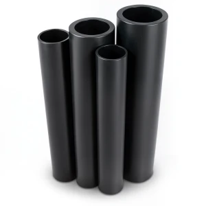 HDPE Pipes PE 100 Pressure 10 Bar Outside Diameter 630 mm Thickness 37.4 mm Black