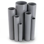 مواسير UPVC جدول 40 مقاس ½ 1 إنش سمك 3.7 مم لون رمادي