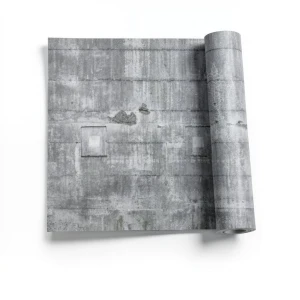 Patterned Wall Decoration 10m x 0.53m Gray Color, Model 445503