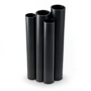 HDPE Pipes PE 100 Pressure 10 Bar Outer Diameter 180 mm Thickness 10.7 mm Black