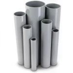 مواسير UPVC جدول 40 مقاس ¼ 1 إنش سمك 3.6 مم لون رمادي