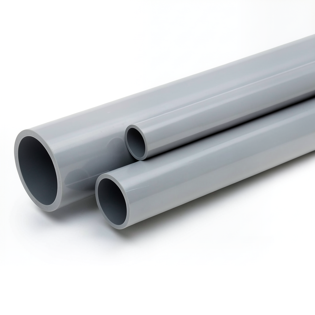 UPVC Pipes Pressure 4 Bar Outside Diameter 75 mm Thickness 1.8 mm Gray