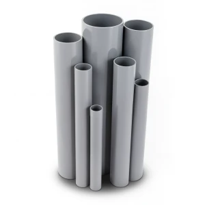 UPVC Pipes Schedule 40 Size 2 inch Thickness 3.9 mm Gray