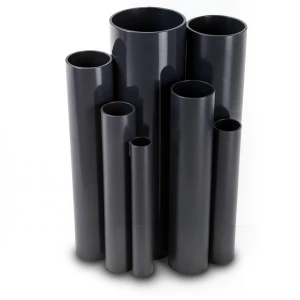 UPVC Pipes Nominal Pressure 6 Bar Outside Diameter 280 mm Thickness 8.2 mm Black