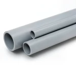 مواسير UPVC ضغط 4 بار قطر خارجي 125 مم سمك 2.5 مم لون رمادي