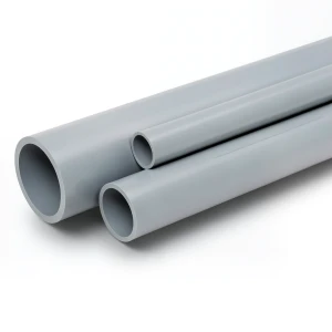 UPVC Pipes Pressure 4 Bar Diameter 125 mm Thickness 2.5 mm Gray