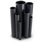 UPVC Pipes Schedule 40 Size 1 ½ inch Thickness 3.7 mm Black