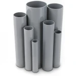 UPVC Pipes Nominal Pressure 2.5 Bar Outside Diameter 250 mm Thickness 2.0 mm Gray