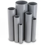 UPVC Pipes Schedule 40 Size 2 inch Thickness 3.9 mm Gray
