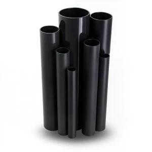 مواسير UPVC جدول 40 مقاس 2 إنش سمك 3.9 مم لون أسود