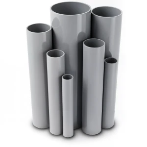 UPVC Pipes Nominal Pressure 10 Bar Outside Diameter 280 mm Thickness 13.40 mm Gray