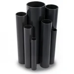 UPVC Pipes Nominal Pressure 6 Bar Outside Diameter 280 mm Thickness 8.2 mm Black