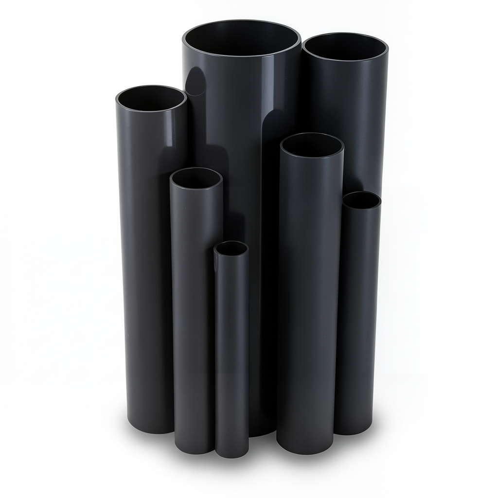 UPVC Pipes Nominal Pressure 10 Bar Outside Diameter 280 mm Thickness 13.40 mm Black