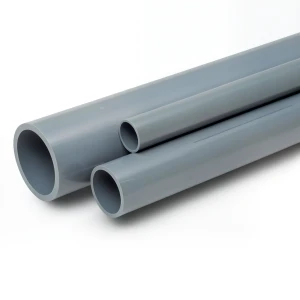UPVC Pipes Pressure 6 Bar Outside Diameter 50 mm Thickness 1.8 mm Gray