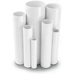 مواسير UPVC ضغط 4 بار قطر خارجي 250 مم سمك 4.9 مم لون أبيض