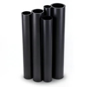 HDPE Pipes PE 100 Pressure 10 Bar Outer Diameter 315 mm Thickness 18.7 mm Black