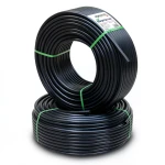 أنابيب HDPE نيبروبلاست PE 100 ضغط 20 بار قطر خارجي 25 مم سمك 2.8 مم لون أسود | نيبروبلاست