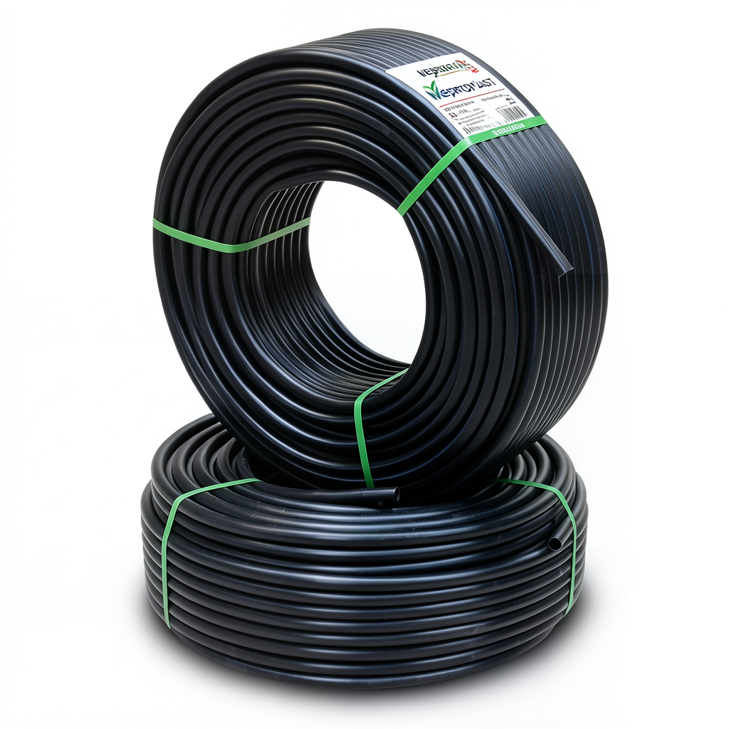 أنابيب HDPE نيبروبلاست PE 100 ضغط 20 بار قطر خارجي 25 مم سمك 2.8 مم لون أسود | نيبروبلاست