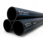 HDPE Pipes PE 100 Pressure 20 Bar Outside Diameter 225 mm Thickness 25.2 mm Black | NEPROPLAST