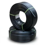 أنابيب HDPE نيبروبلاست PE 80 ضغط 16 بار قطر 20 مم سمك 2.3 مم لون اسود | نيبروبلاست