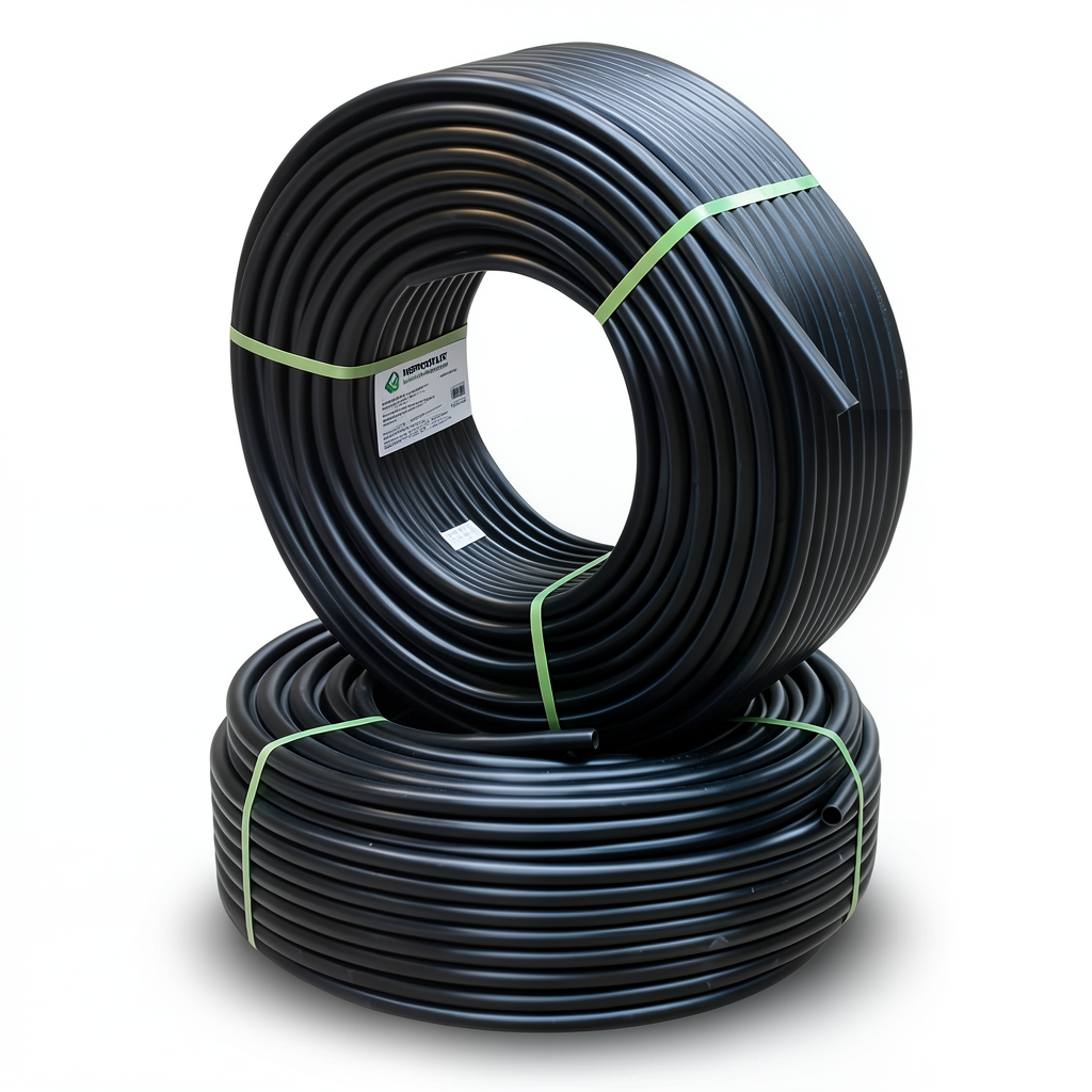 أنابيب HDPE نيبروبلاست PE 80 ضغط 16 بار قطر 20 مم سمك 2.3 مم لون اسود | نيبروبلاست